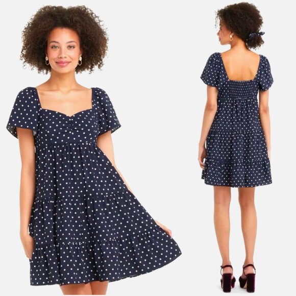 Draper James Dresses & Skirts - Draper James Emily polka dot mini dress